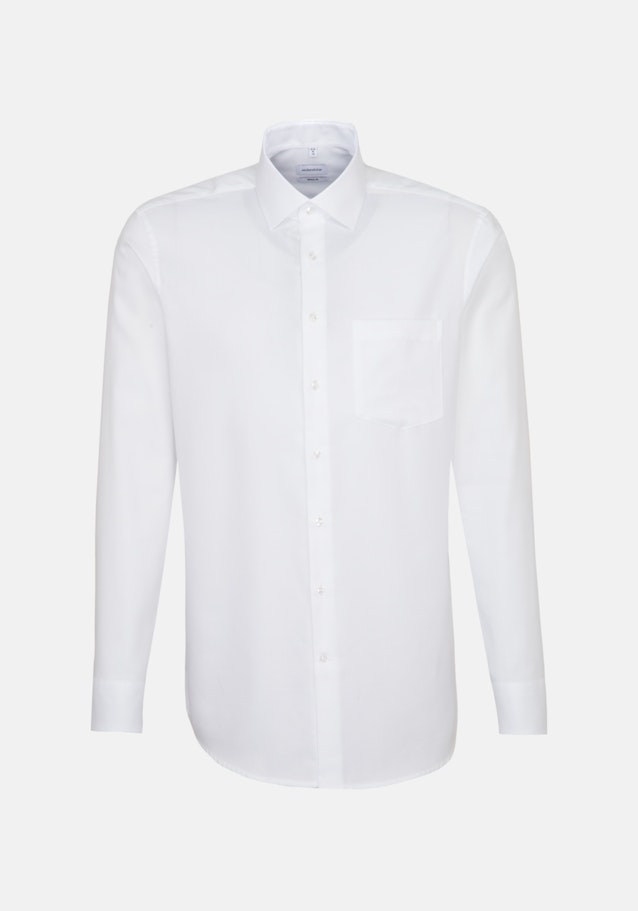 Regular Chemise Business Uni in Blanc | Seidensticker Onlineshop