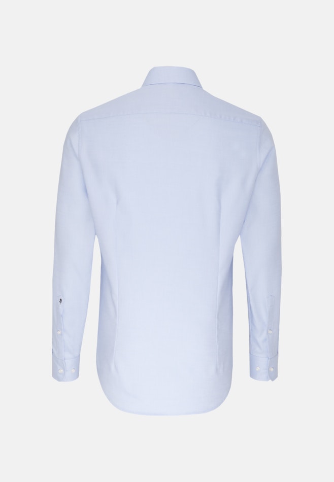 Non-iron Structure Business Shirt in Shaped with Kent-Collar and extra long sleeve in Light Blue | Seidensticker Onlineshop