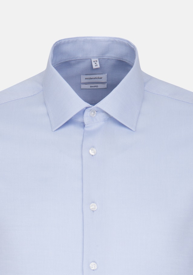 Shaped Chemise Business Uni in Bleu Clair | Seidensticker Onlineshop
