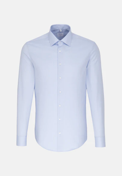 Shaped Business Hemd Uni in Hellblau |  Seidensticker Onlineshop