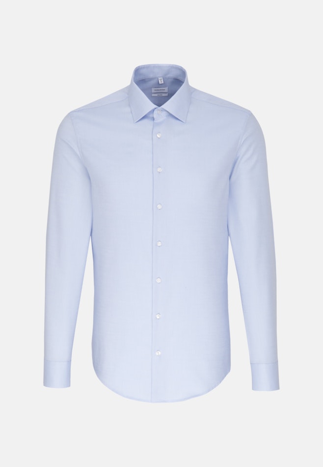 Shaped Business shirt Uni in Light Blue | Seidensticker online shop