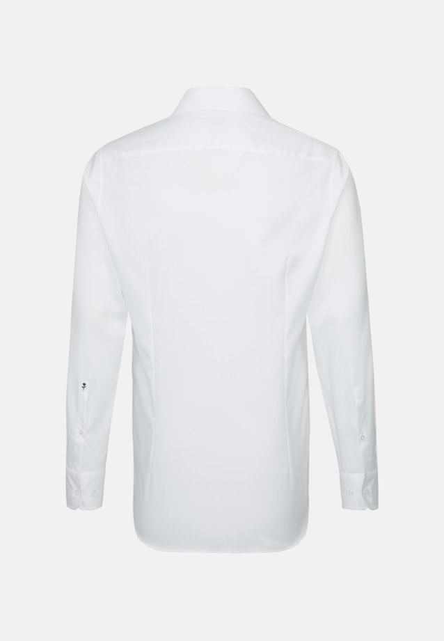 Non-iron Structure Business Shirt in Shaped with Kent-Collar and extra long sleeve in White |  Seidensticker Onlineshop