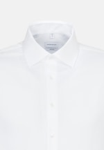 Non-iron Structure Business Shirt in Shaped with Kent-Collar and extra long sleeve in White |  Seidensticker Onlineshop