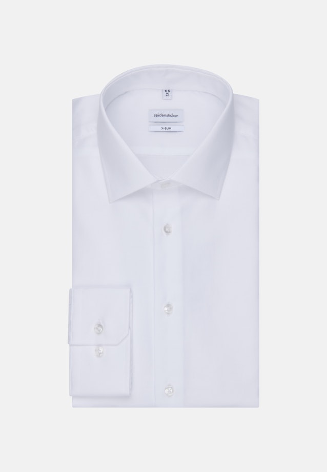 Chemise Business X-Slim Col Kent  manches extra-longues in Blanc |  Seidensticker Onlineshop