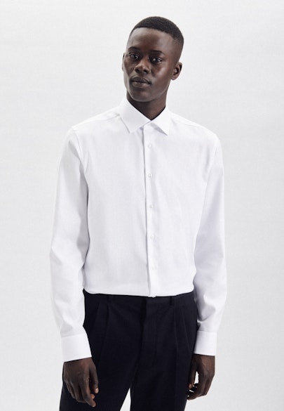 Slim Business Hemd Uni in Weiß | Seidensticker Onlineshop