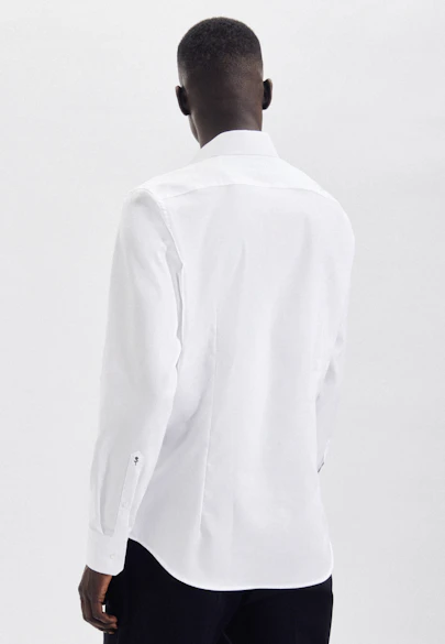 Slim Chemise d'affaires Uni in Blanc | Seidensticker Onlineshop