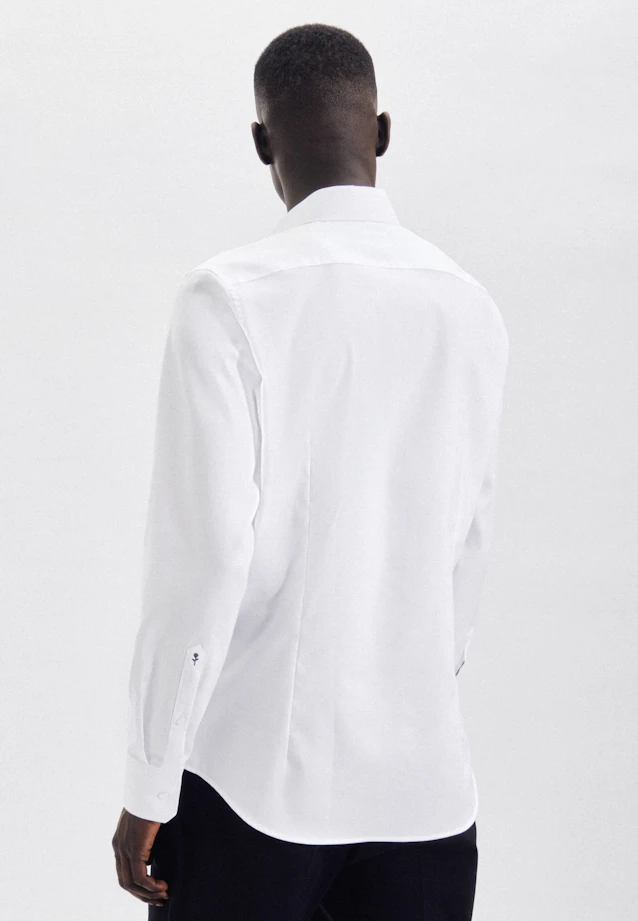 Slim Business Hemd Uni in Weiß |  Seidensticker Onlineshop