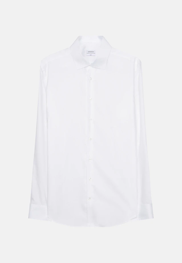 Slim Business Hemd Uni in Weiß |  Seidensticker Onlineshop