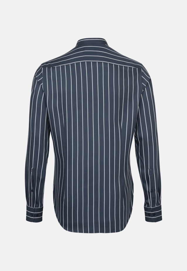 Business Shirt in Slim with Stand-Up Collar in Dark Blue |  Seidensticker Onlineshop