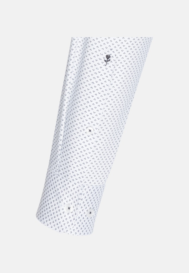 X-Slim Business Hemd Druck in Dunkelblau |  Seidensticker Onlineshop