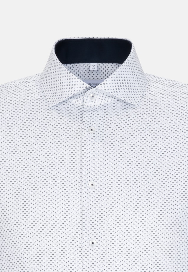 X-Slim Business Hemd Druck in Dunkelblau |  Seidensticker Onlineshop