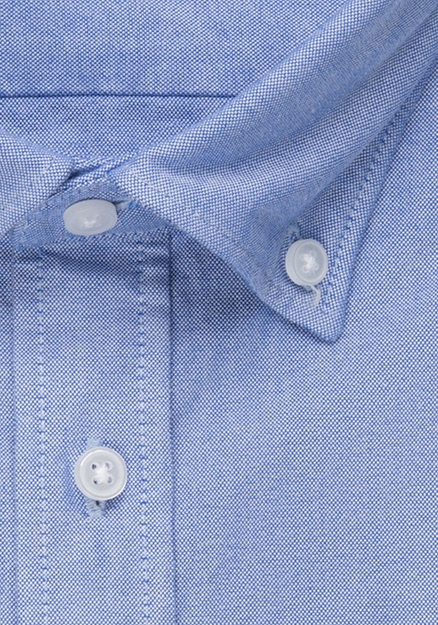 Oxford Business Shirt in Slim with Button-Down-Collar and extra long sleeve in Light Blue |  Seidensticker Onlineshop