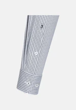 Regular Chemise Business Carreaux in Bleu Foncé |  Seidensticker Onlineshop