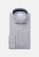 Regular Chemise Business Carreaux in Bleu Foncé |  Seidensticker Onlineshop