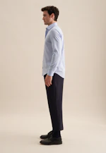 Shaped Business shirt Uni in Medium Blue |  Seidensticker Onlineshop