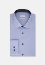 Shaped Business shirt Uni in Medium Blue |  Seidensticker Onlineshop