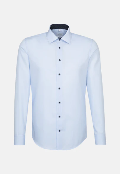 Shaped Business Hemd Uni in Hellblau |  Seidensticker Onlineshop