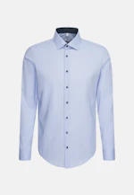 Shaped Business shirt Uni in Medium Blue |  Seidensticker Onlineshop