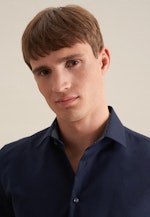 Slim Business Hemd Uni in Dunkelblau |  Seidensticker Onlineshop