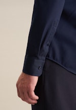 Slim Business Hemd Uni in Dunkelblau |  Seidensticker Onlineshop