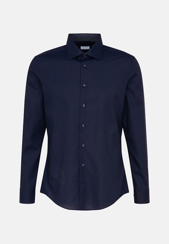 Slim Chemise d'affaires Uni in Bleu Foncé |  Seidensticker Onlineshop