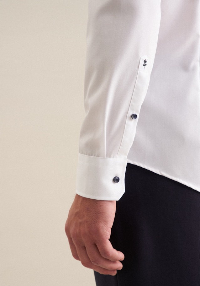Slim Business shirt Uni in White | Seidensticker Onlineshop
