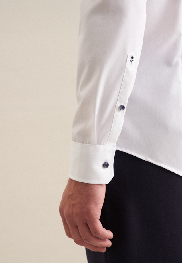 Slim Business shirt Uni in White |  Seidensticker Onlineshop