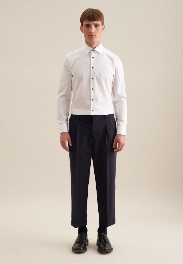 Slim Business shirt Uni in White |  Seidensticker Onlineshop