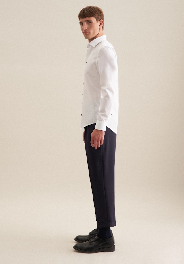 Slim Business shirt Uni in White | Seidensticker Onlineshop