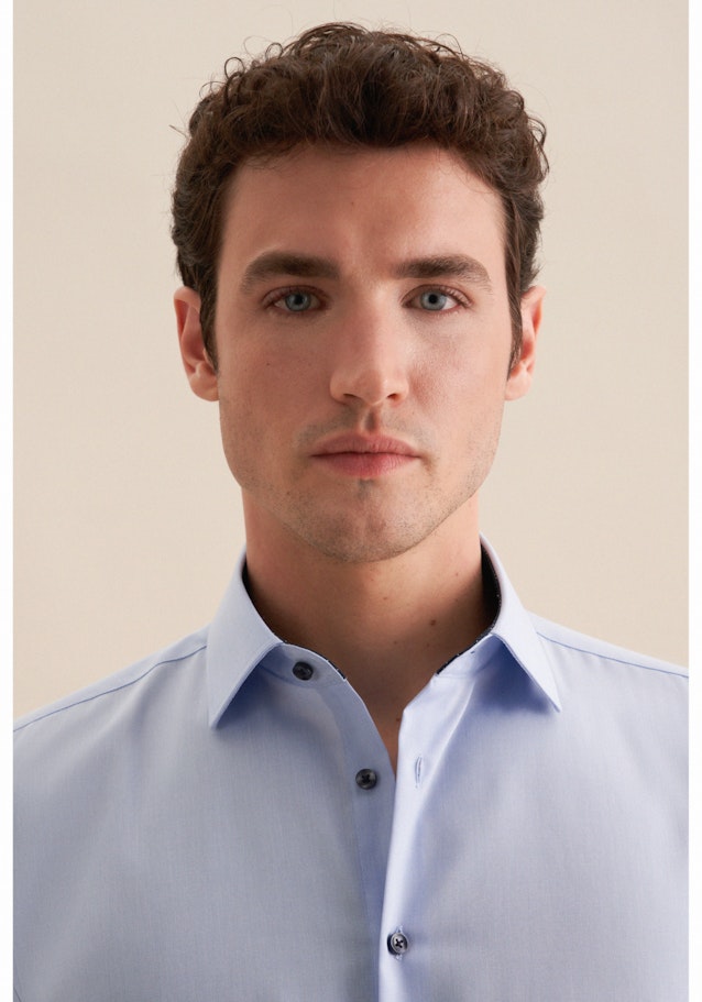 Slim Chemise d'affaires Uni in Bleu Clair | Seidensticker Onlineshop