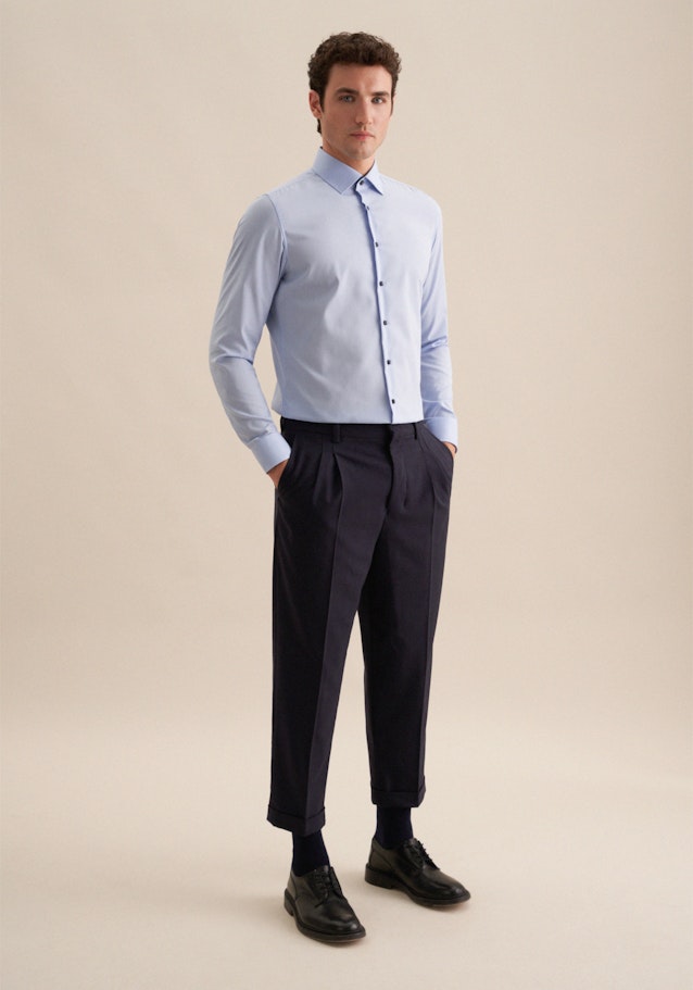 Slim Chemise d'affaires Uni in Bleu Clair | Seidensticker Onlineshop