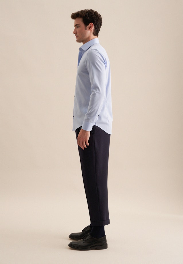 Slim Chemise d'affaires Uni in Bleu Clair |  Seidensticker Onlineshop