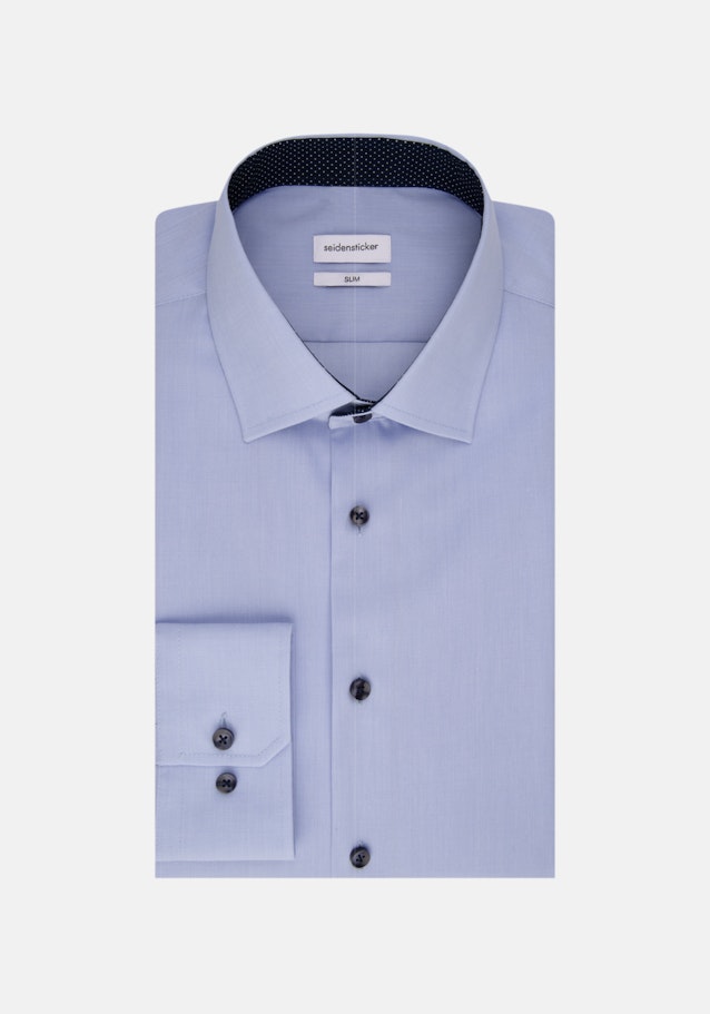 Slim Chemise d'affaires Uni in Bleu Clair | Seidensticker Onlineshop