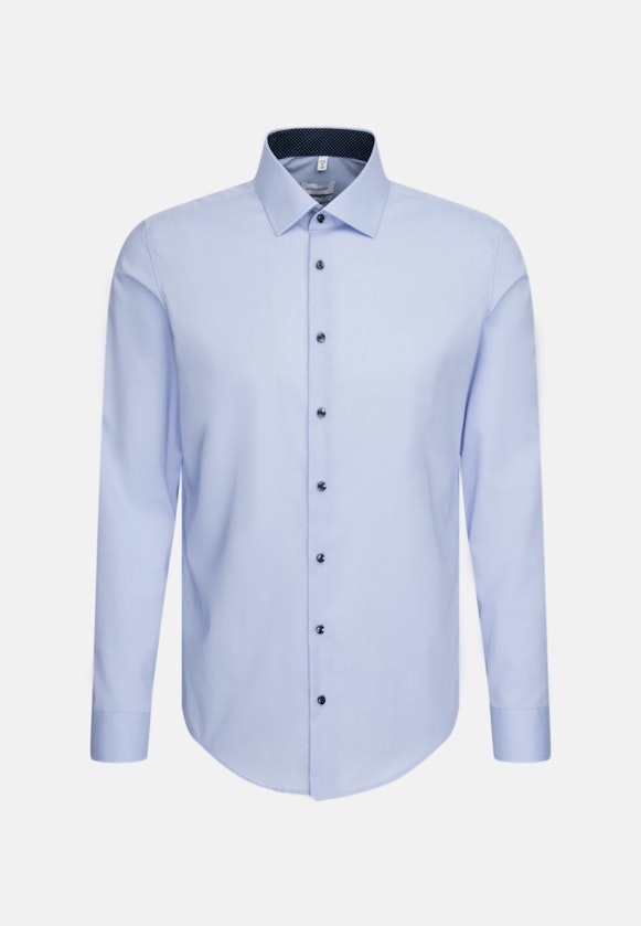 Slim Chemise d'affaires Uni in Bleu Clair |  Seidensticker Onlineshop