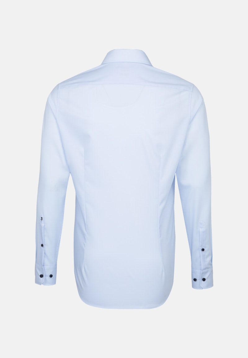Bügelfreies Popeline Business Hemd in Slim mit Kentkragen und extra langem Arm
