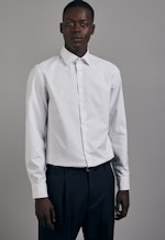 Shaped Chemise Business Imprimé in Blanc |  Seidensticker Onlineshop