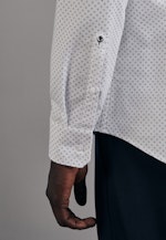 Shaped Chemise Business Imprimé in Blanc |  Seidensticker Onlineshop