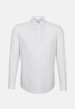 Shaped Chemise Business Imprimé in Blanc |  Seidensticker Onlineshop