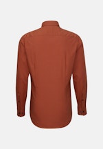 Shaped Business Shirt Check in Orange |  Seidensticker Onlineshop