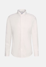 Non-iron Poplin Gala Shirt in Shaped with Wing Collar in Ecru |  Seidensticker Onlineshop