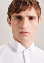 Non-iron Poplin Gala Shirt in Shaped with Wing Collar in White |  Seidensticker Onlineshop