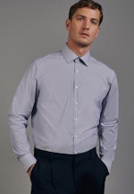 Regular Business Shirt Stripes in Medium Blue |  Seidensticker Onlineshop