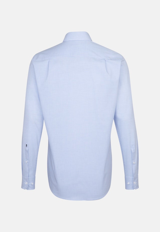 Regular Business Hemd Karo in Hellblau |  Seidensticker Onlineshop