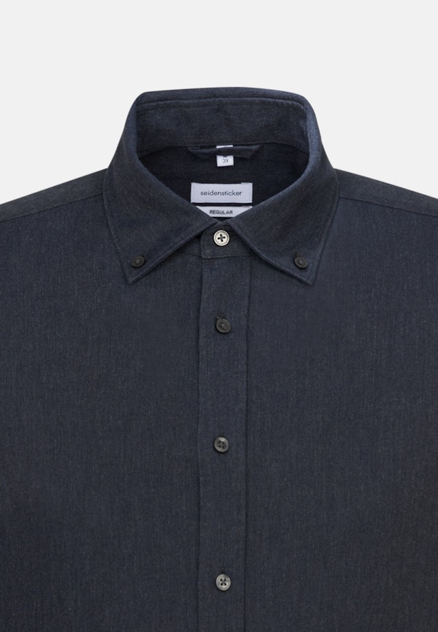 Panama Business Hemd in Regular mit Button-Down-Kragen in Grau |  Seidensticker Onlineshop