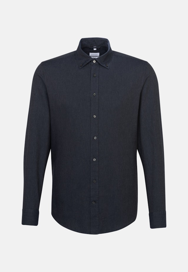 Regular Business Hemd Uni in Grau |  Seidensticker Onlineshop