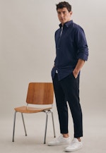Regular Business Shirt Plain in Dark Blue |  Seidensticker Onlineshop