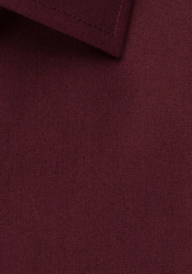 Non-iron Popeline Business overhemd in Comfort with Kentkraag in Rood |  Seidensticker Onlineshop