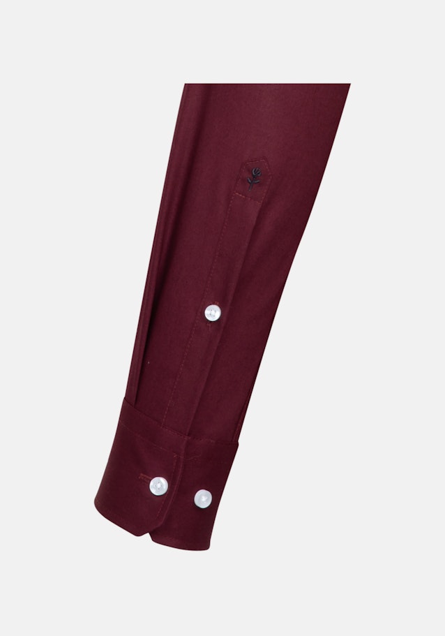 Bügelfreies Popeline Business Hemd in Comfort mit Kentkragen in Rot |  Seidensticker Onlineshop
