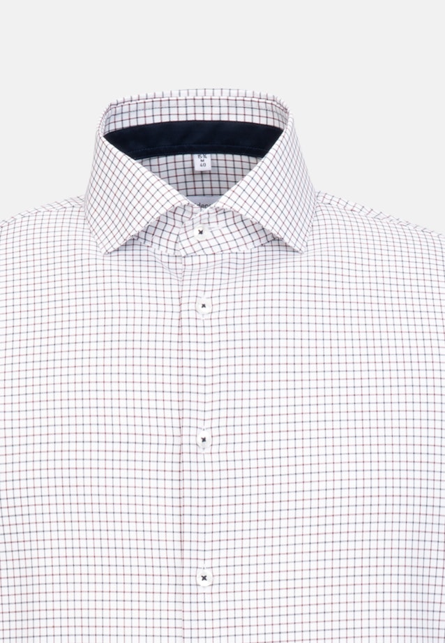 Slim Business Shirt Check in Red |  Seidensticker Onlineshop