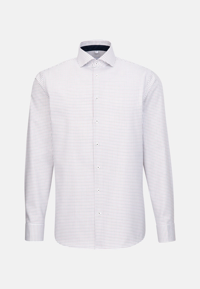 Slim Business Shirt Check in Red |  Seidensticker Onlineshop